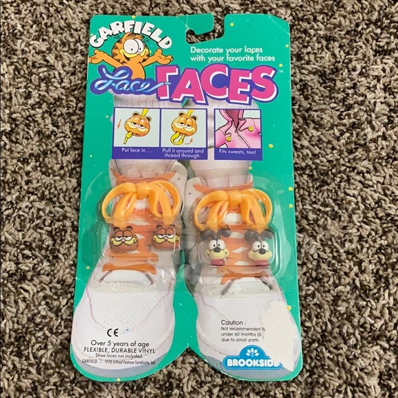 Brookside Accessories - Vintage 1989 Garfield Lace Faces.